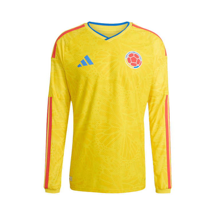 Adidas Colombia 26 Home Authentic Long-Sleeve Jersey "Impact Yellow"