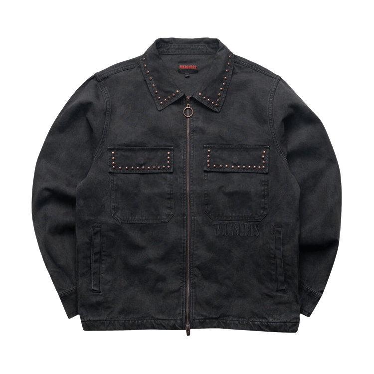 Pleasures Cowhide Work Jacket "Black"