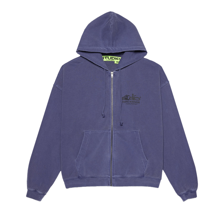 Supervsn Studio Third Eye Zip Hoodie "Heron"