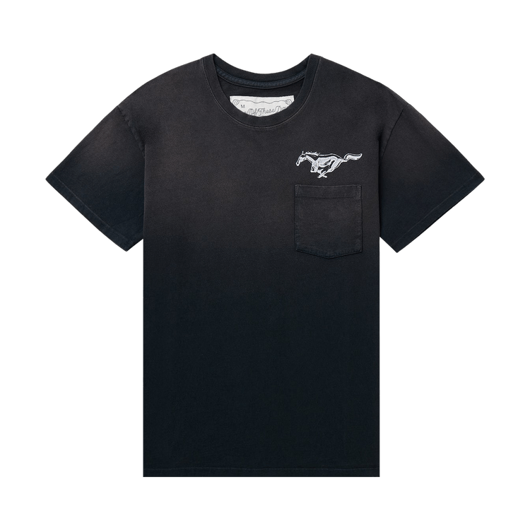 One Of These Days Mustang Cross Tee "Washed Black"