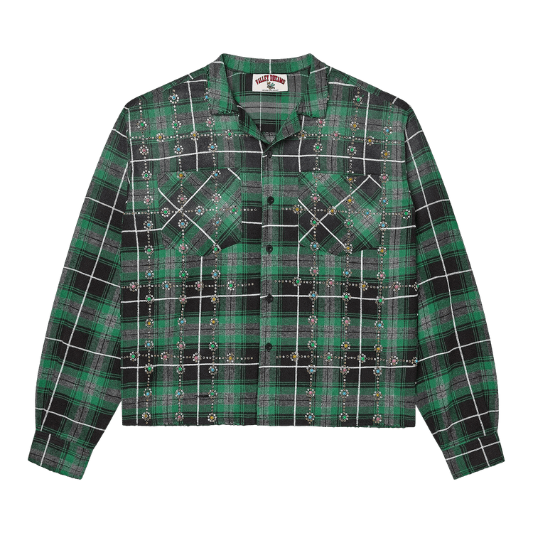 Vale Forever Grinch Gems Flannel "Green"