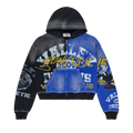 Vale Forever Bipolar Big Zip Up "Black/Blue"