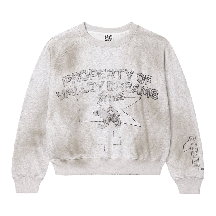 Vale Forever Prison Break Crewneck "Dest/Light Grey"
