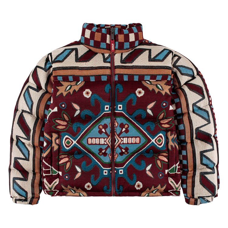 GOLF WANG Rug Puffer Jacket "Multicolor"