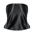 Alexander Wang Strapless Bubble Top "Black"