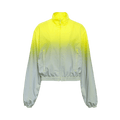 Alexander Wang Reflective Shrunken Track Jacket "Silver/Yellow"