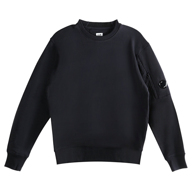 C.P. Company Diagonal Raised Fleece Crew Neck "Total Eclipse"