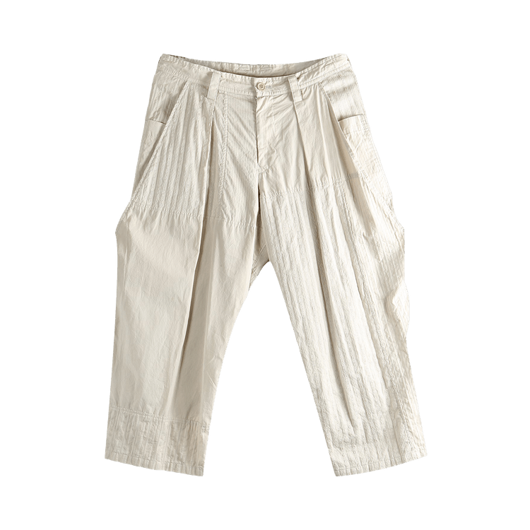 Y"s S Big Front Pocket Pants "Off White'