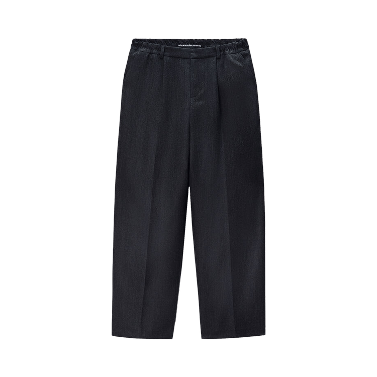 Alexander Wang Mid Rise Tailored Pants "Black/Charcoal"