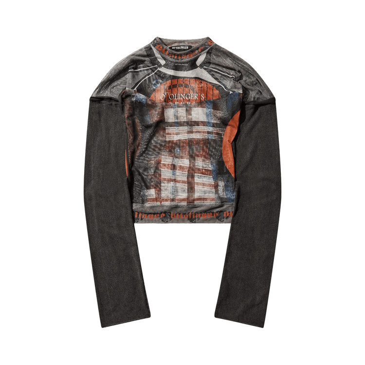 Ottolinger Mesh Hybrid Long-Sleeve "Racing Plaid"