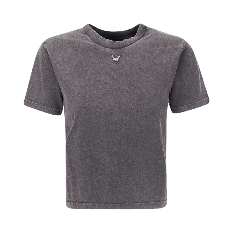 Ottolinger Pierced Fitted T-Shirt "Black Wash"