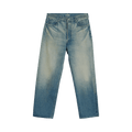 Auralee Selvedge Faded Heavy Denim Wide Pants "Faded Indigo"