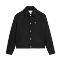 Ami Buttoned Jacket With Ami De Coeur Stud "Noir"