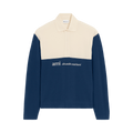 Ami Boxy Fit Polo With Ami Alexandre Mattiussi Embroidery "Blanc Creme/Encre"