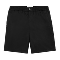 Ami Elasticated Waist Shorts With Ami De Coeur Stud "Noir"