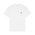 Ami Quota Red Ami De Coeur T-Shirt "Blanc"