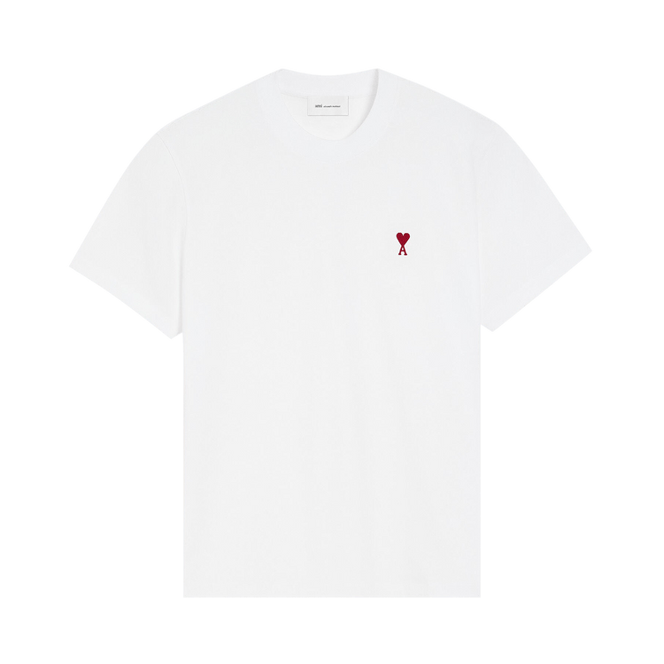 Ami Quota Red Ami De Coeur T-Shirt "Blanc"