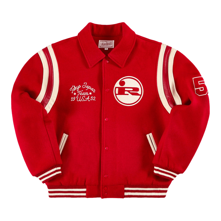 GOLF WANG x Marty Supreme Rockwell Varsity Jacket "Red"