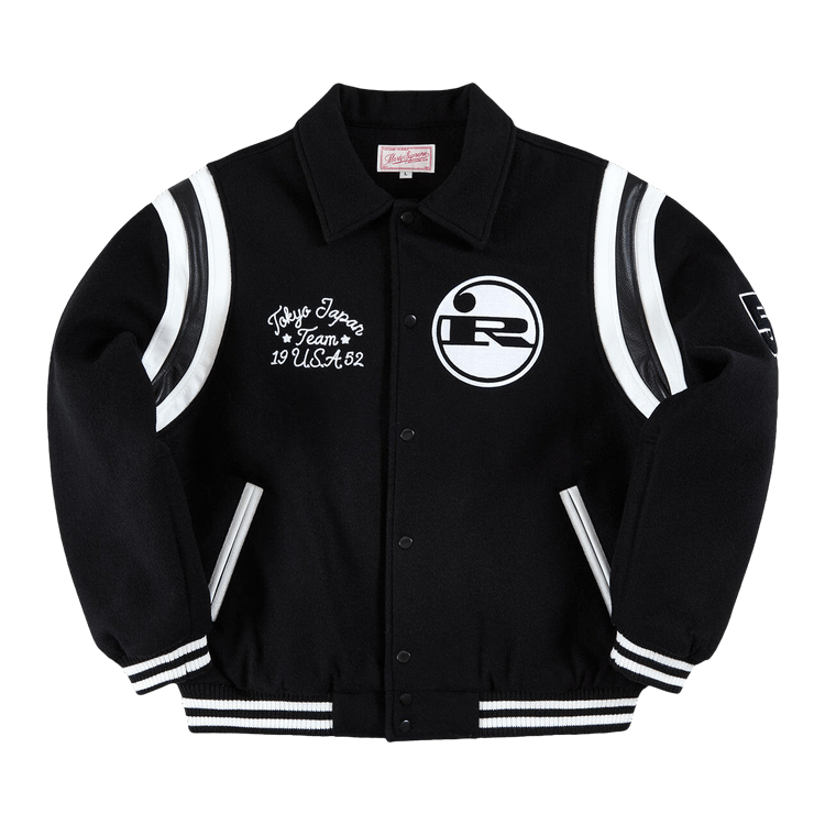 GOLF WANG x Marty Supreme Rockwell Varsity Jacket "Black"