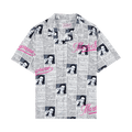 GOLF WANG x Marty Supreme Newspaper Rayon Button Up "White"