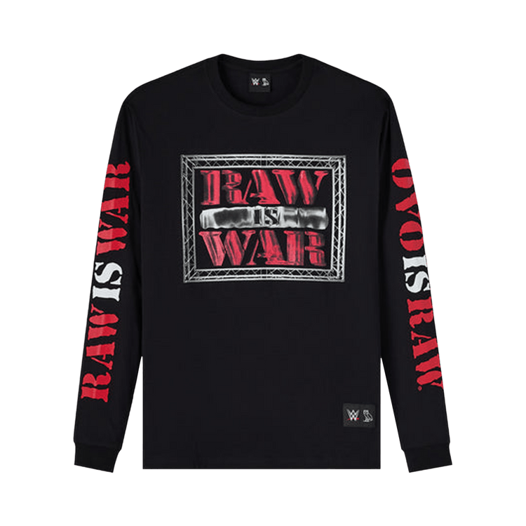 OVO x WWE RAW IS WAR Long-Sleeve Tee "Black"