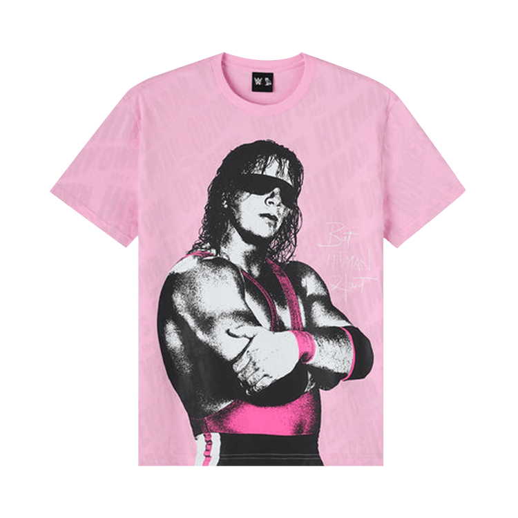 OVO x WWE Bret The Hitman Hart Tee "Pink"