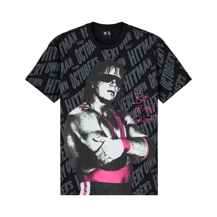 OVO x WWE Bret The Hitman Hart Tee "Black"