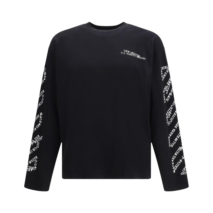 Off-White Type Arrow Diag Skate Long-Sleeve Tee "Black"
