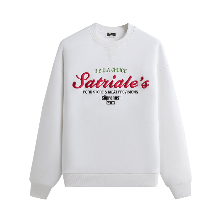 Kith For The Sopranos Satriale's Nelson Crewneck 'White'