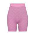Marine Serre Moon Printed Jersey Mini Shorts "Pink"