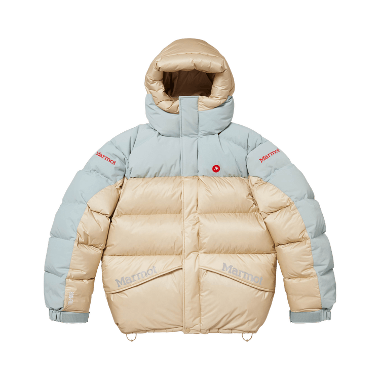 Supreme x Marmot 800-Fill Down Parka "Tan"