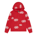 Denim Tears x Cortiez Island Wreath Zip Hoodie "Red"