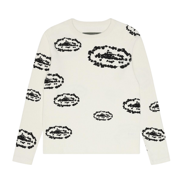 Denim Tears x Cortiez Island Wreath Waffle Thermal "Cream"