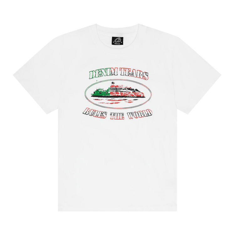 Denim Tears x Cortiez Cortears Og Alcatraz Tee "White"
