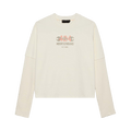 424 Cropped Double Sleeve With Thermal "White"