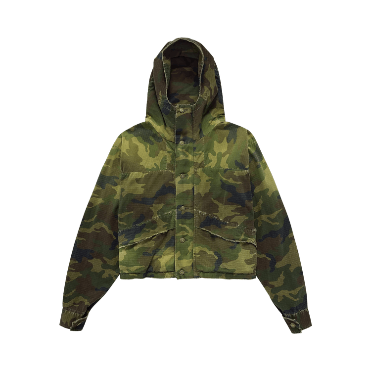 424 Cropped Parka "Green"
