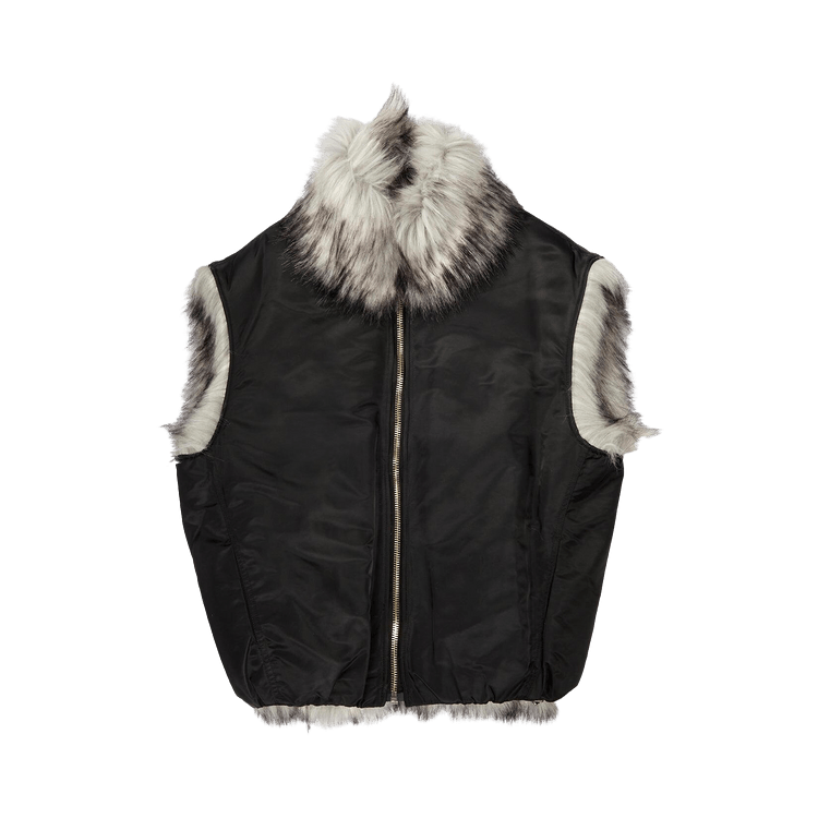 Ambush Fake Fur Reversible Vest "White"