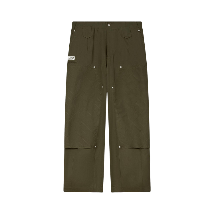Kenzo Weave Double Knee Pant "Green"