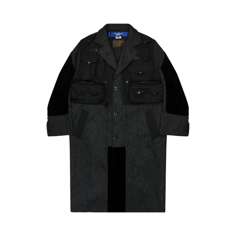Junya Watanabe MAN x Filson Tweed Coat With Pockets "Black"