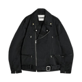 Jil Sander Duchesse Biker Jacket "Black"