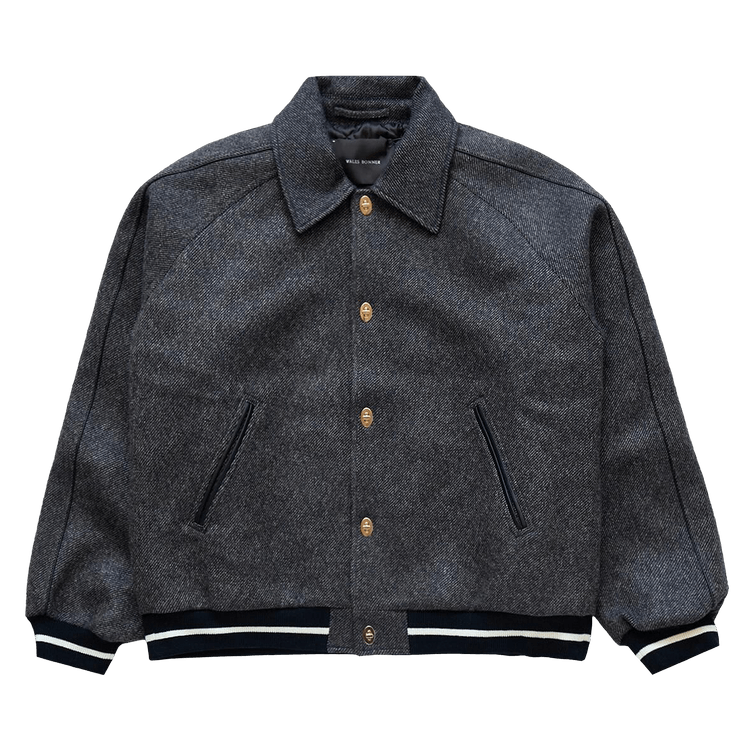 Wales Bonner Homecoming Varsity Jacket "Grey"