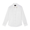 Simone Rocha Classic Shirt With Embroidery "White"