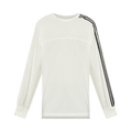 Y-3 3 Stripes Long-Sleeve Tee "White"