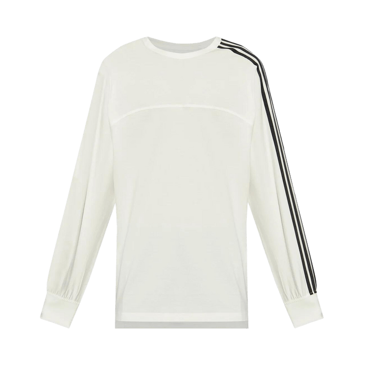 Y-3 3 Stripes Long-Sleeve Tee "White"