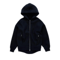 Simone Rocha Hooded Zip-Up Bomber Jacket "Blue"