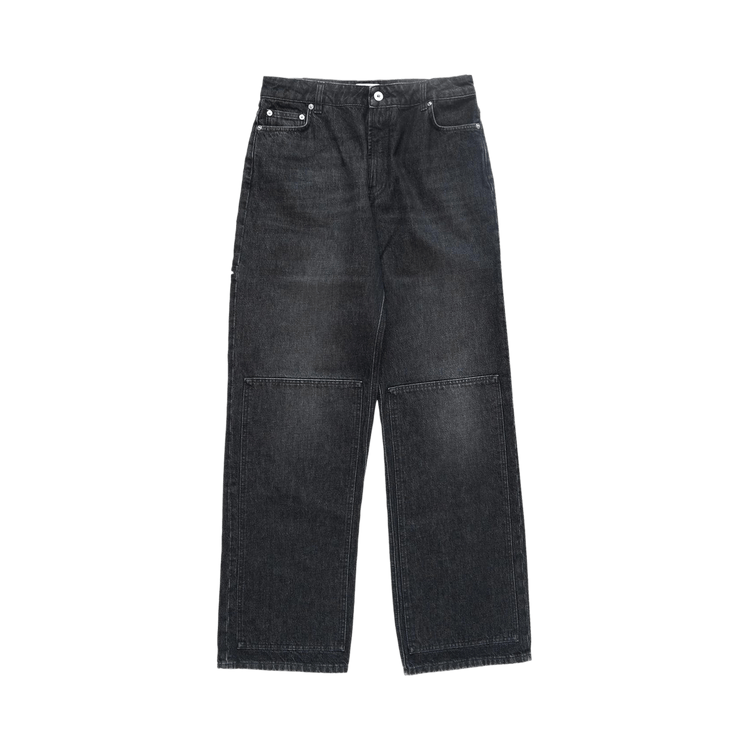 Jean Paul Gaultier Workwear Detail Denim Trouser "Black"