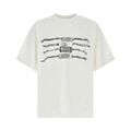Alexander Wang Chain Graphic Short-Sleeve Tee "White"
