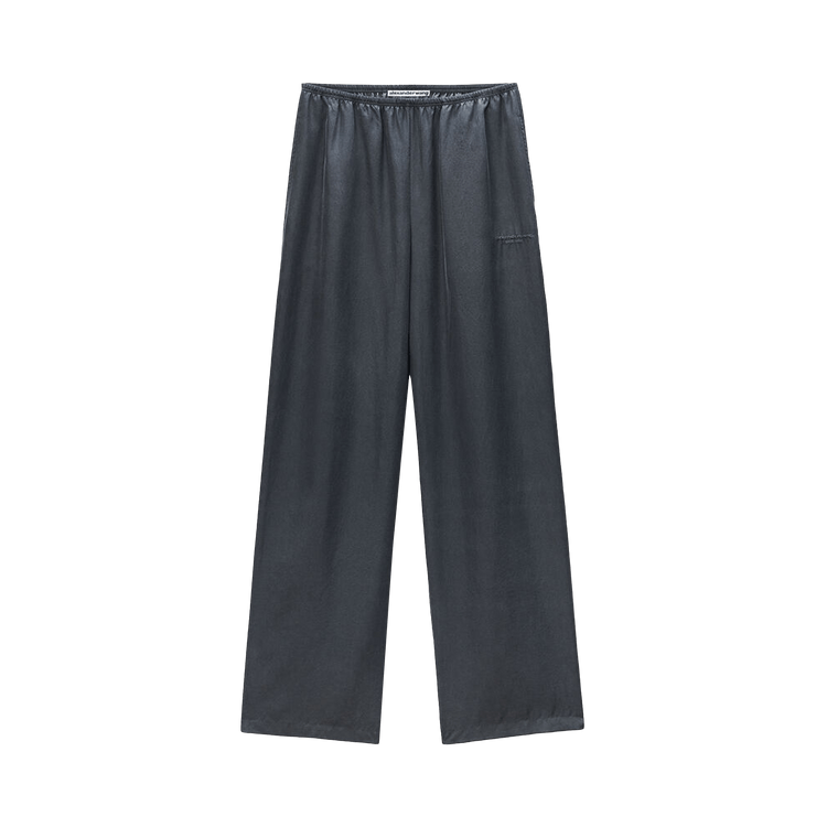 Alexander Wang Elasticated Waistband Mid Rise Pants "Thunder Grey"