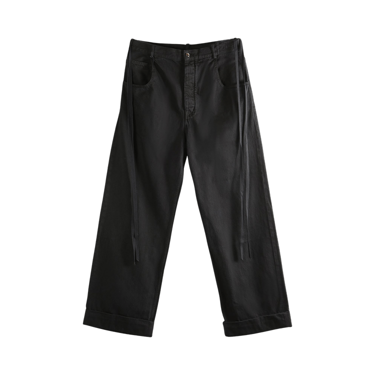 Ann Demeulemeester Kristel 5 Pocket High Comfort Trousers "Black"