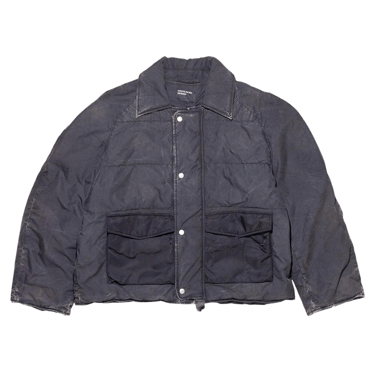 Enfants Riches Déprimés Collared Military Puffer "Black"